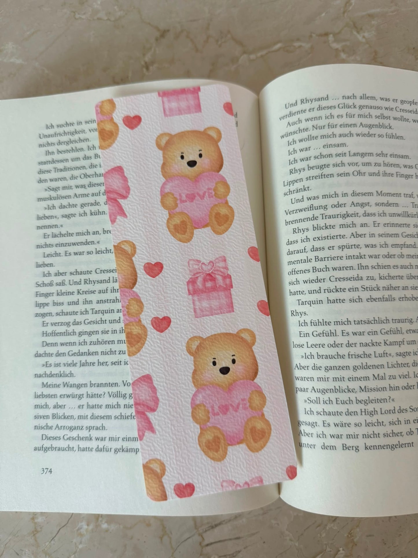 Love Teddy Bear - Bookmark