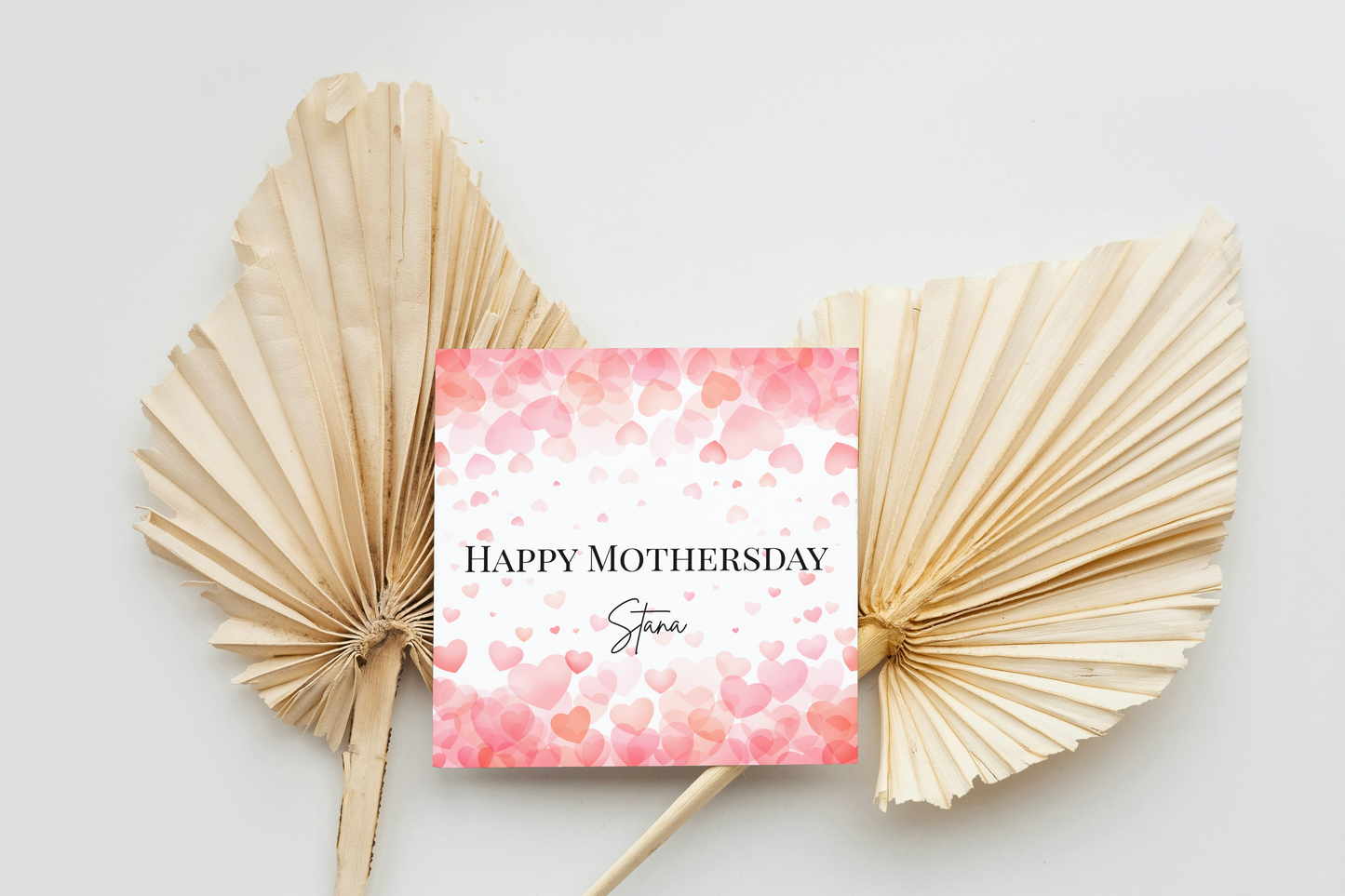 Happy Mothersday - Personalisierte Muttertagskarte