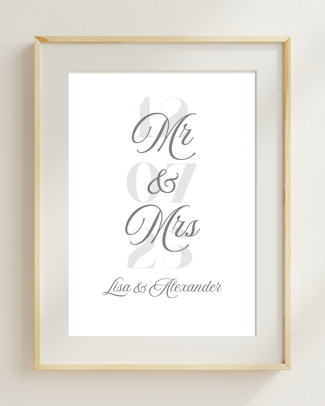 Hochzeitsdatum Poster