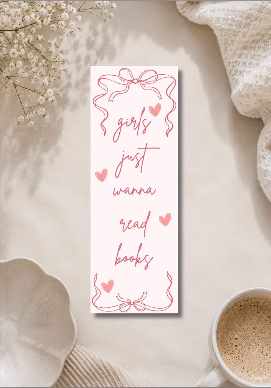 Girls just wanne read Books - Bookmark