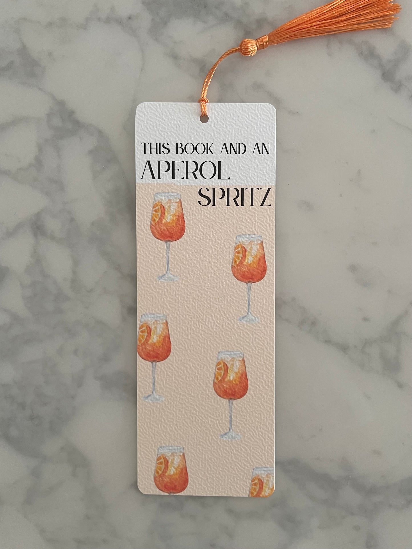 This Book & an Aperol Spritz - Bookmark