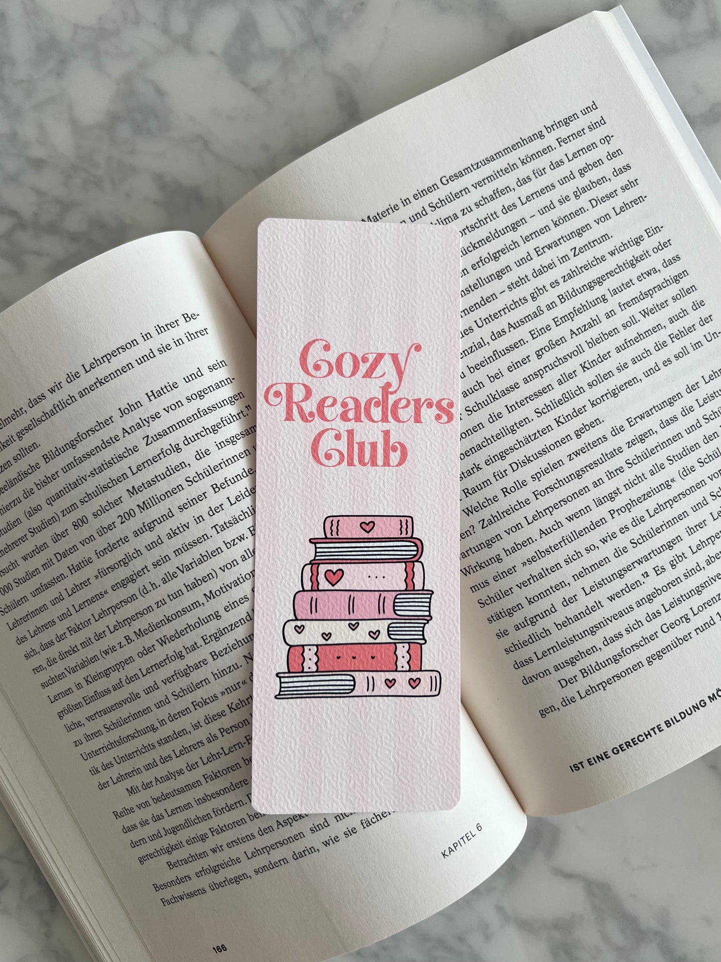 Cozy Readers Club - Bookmark