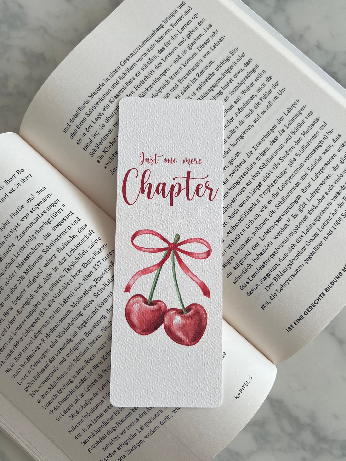 Just one more Chapter - Bookmark