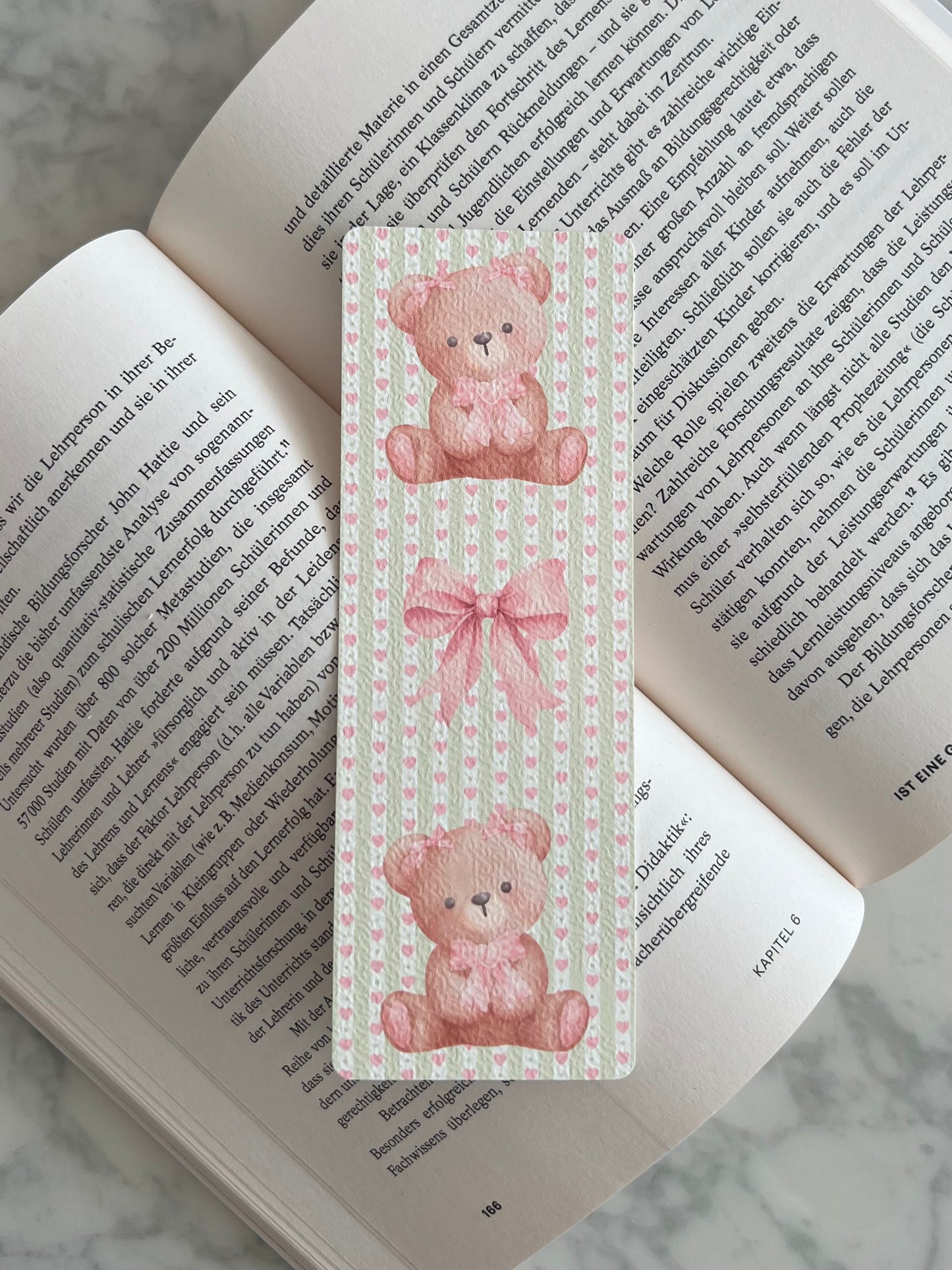 Bear & Bow - Bookmark