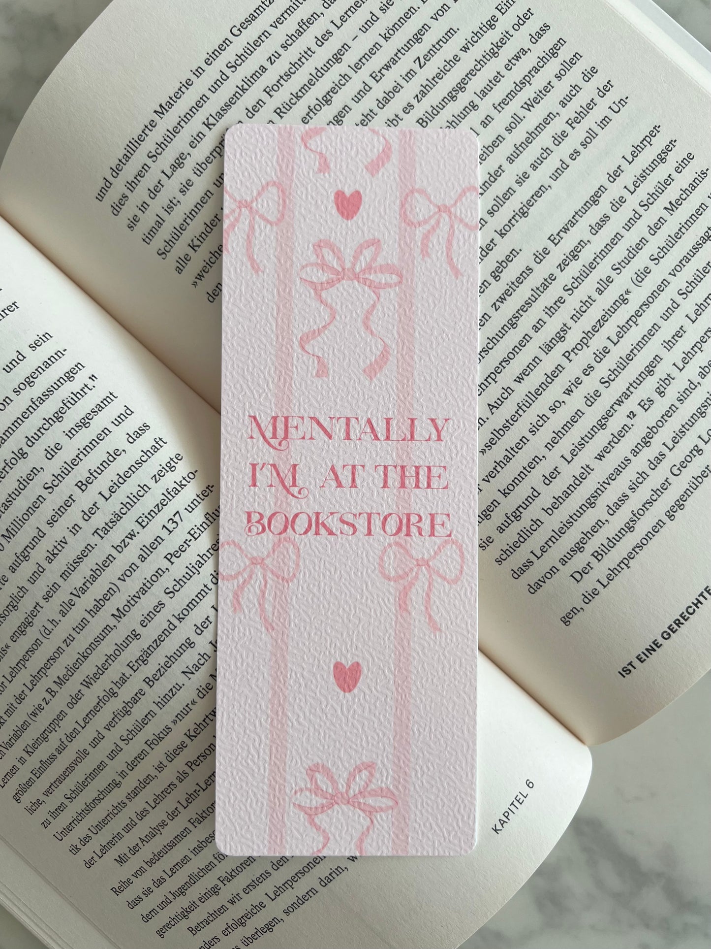 Mentally im at the Bookstore - Bookmark