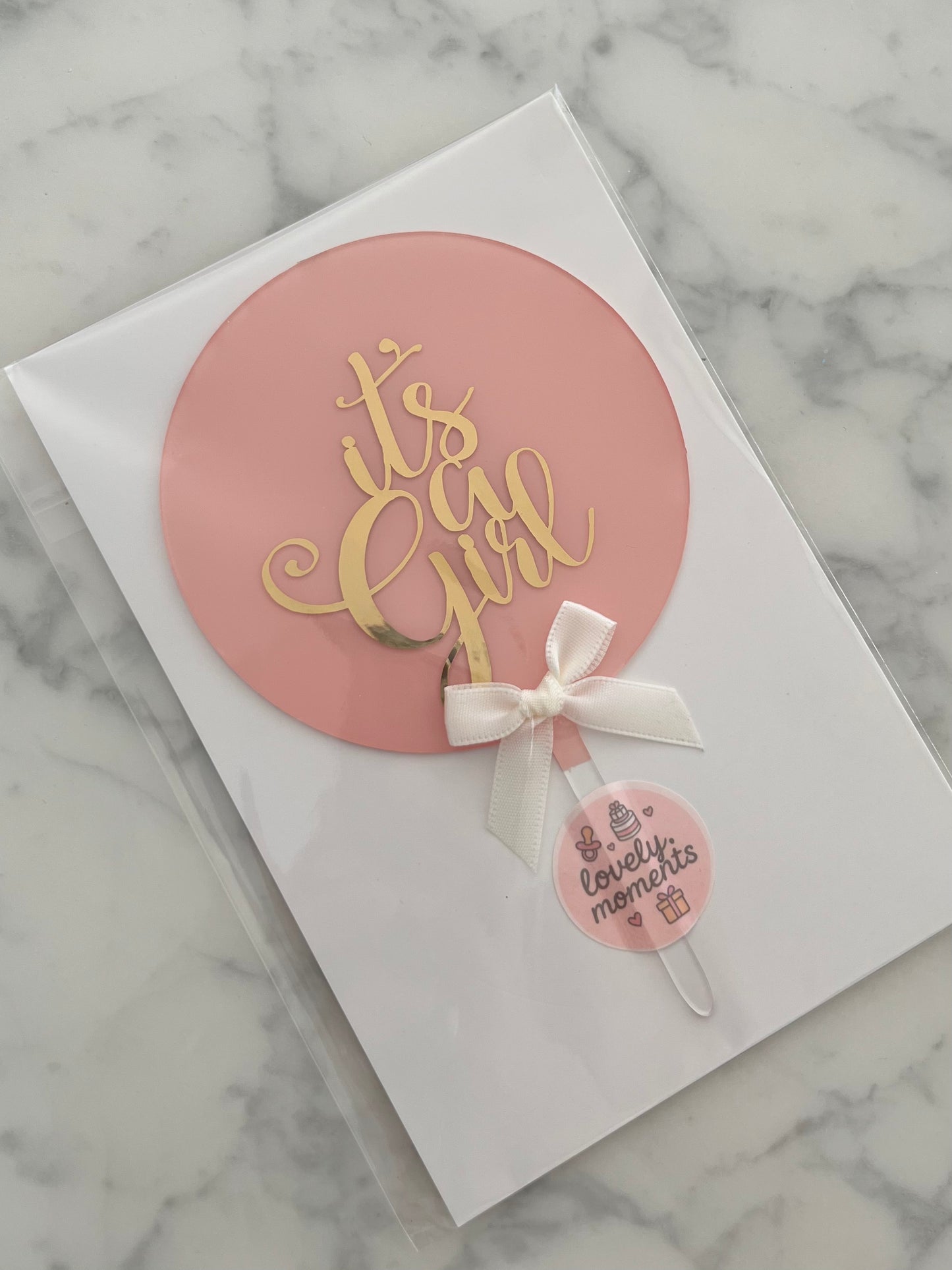 it's a Girl - Caketopper