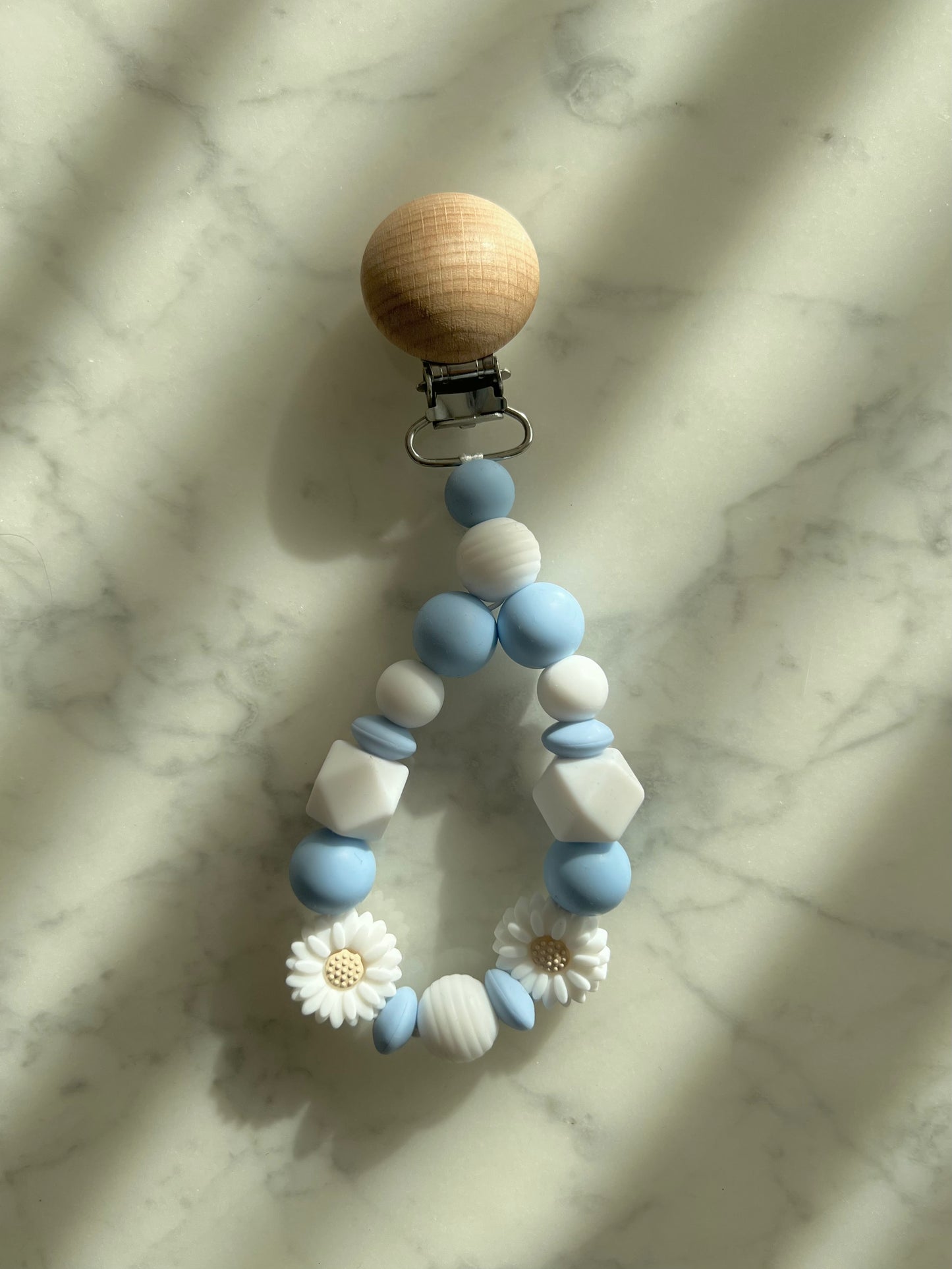 Baby Blue Bloom - Kinderwagenkette