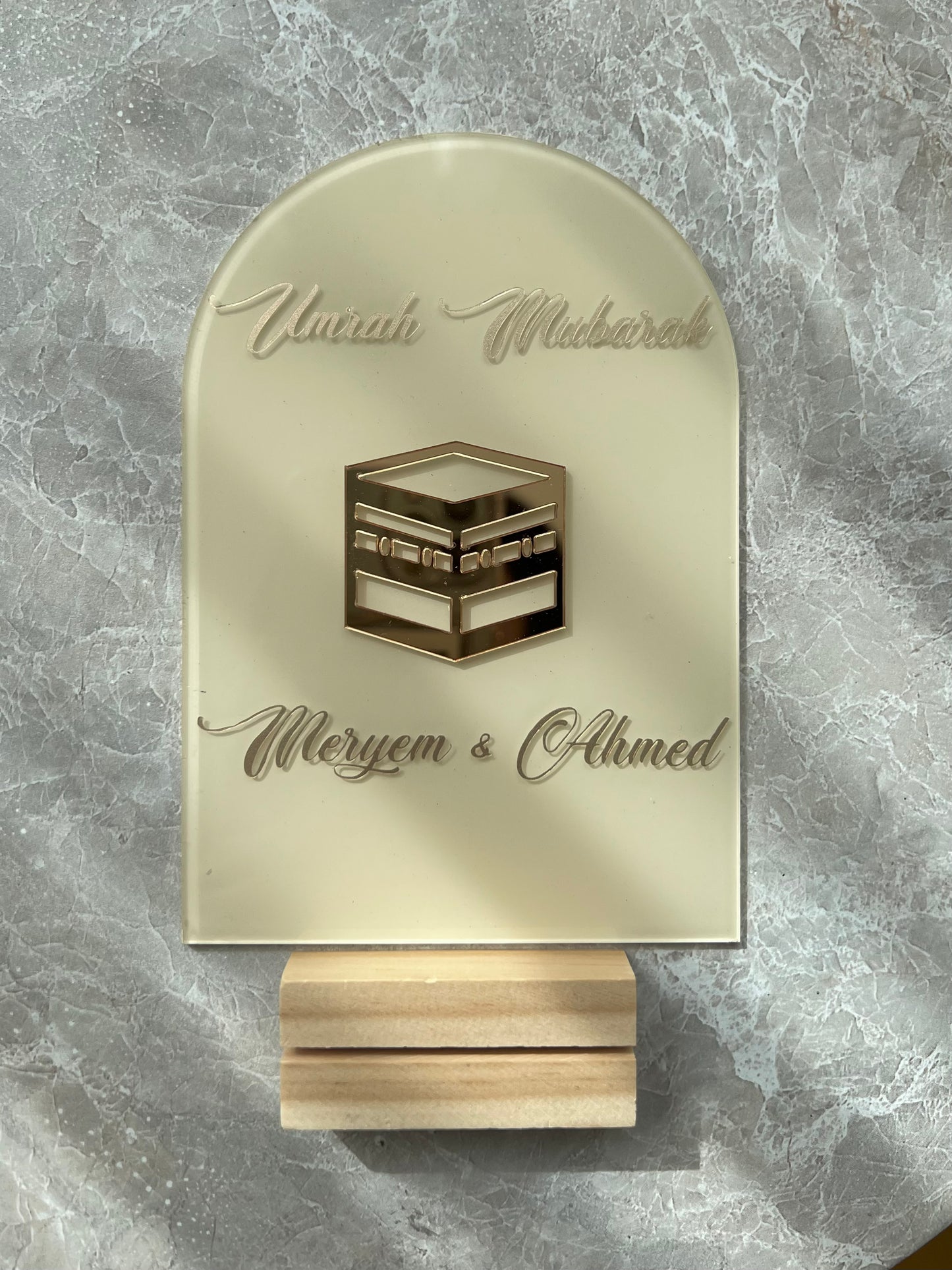 Gold Kaaba - Umrah Mubarak