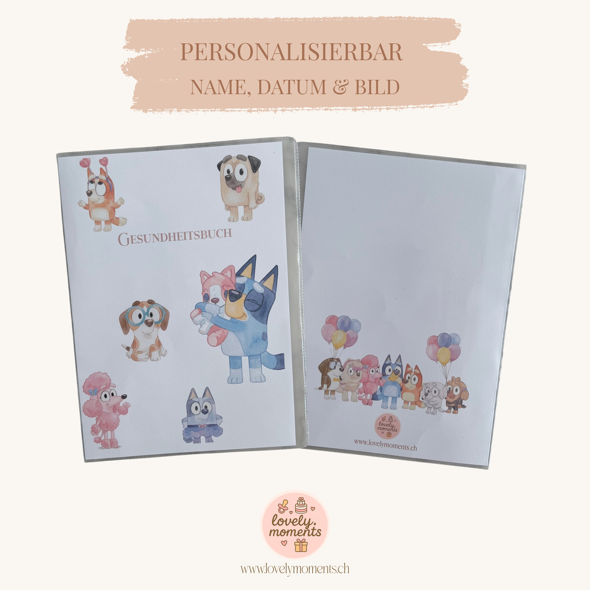 Happy Party Friends - Gesundheitsbuch-Hülle