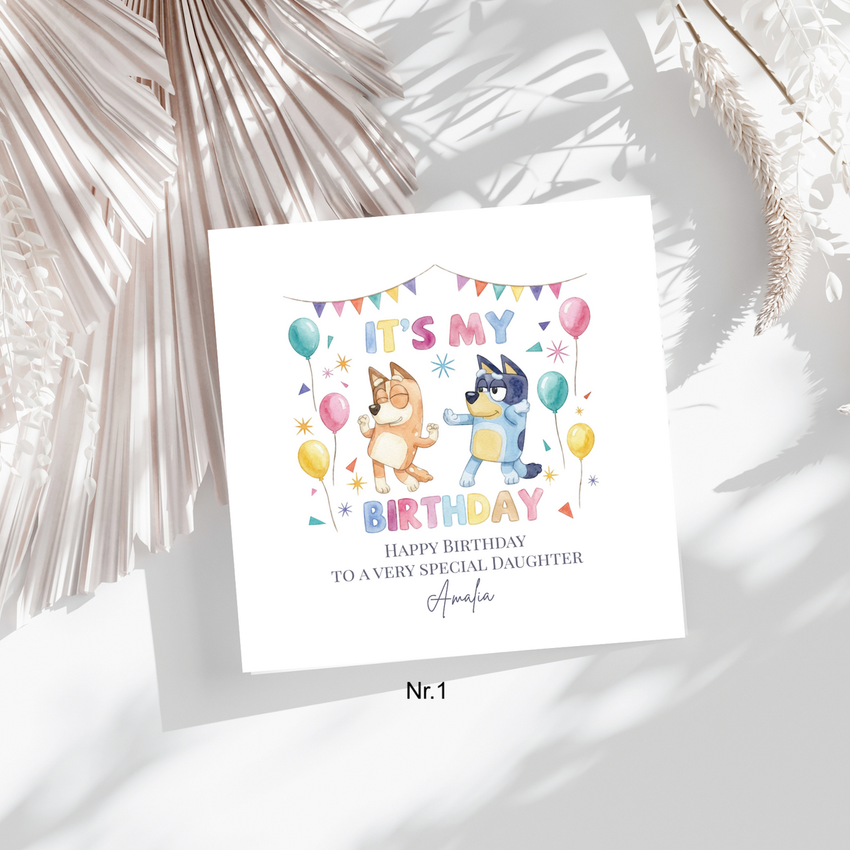 Its my Birthday - personalisierte Geburtstagskarte