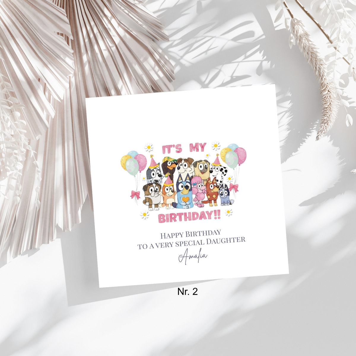 Its my Birthday - personalisierte Geburtstagskarte