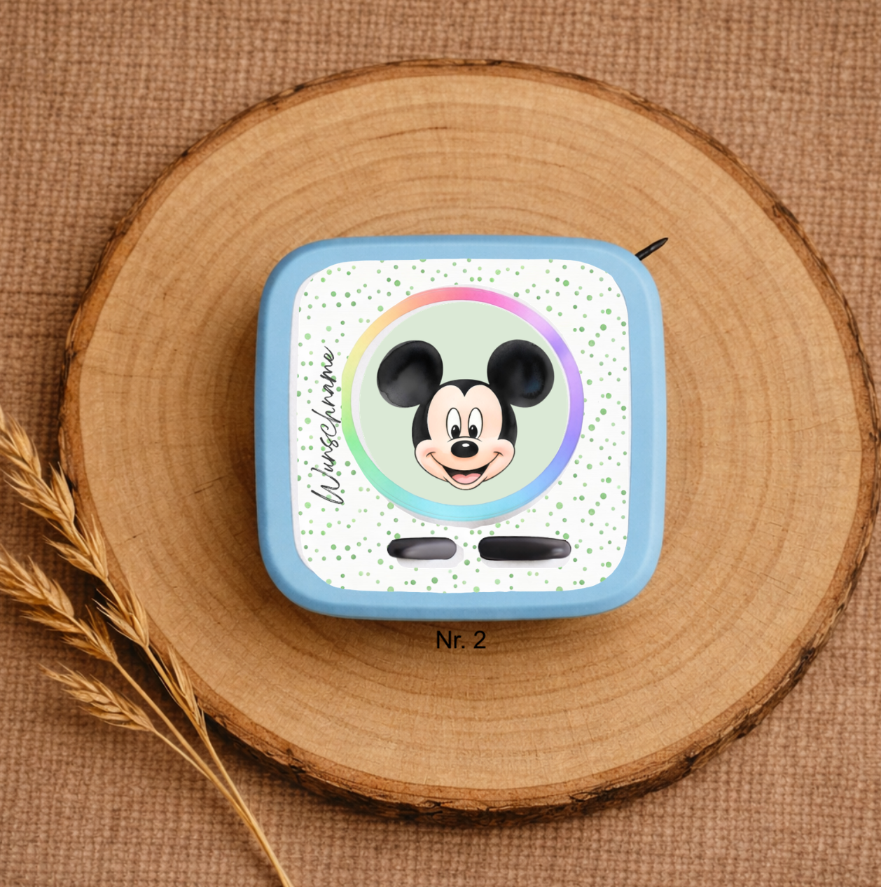 Personalisierte Toniebox 2 Schutzfolie mit Namen - Mickey Mouse & Friends