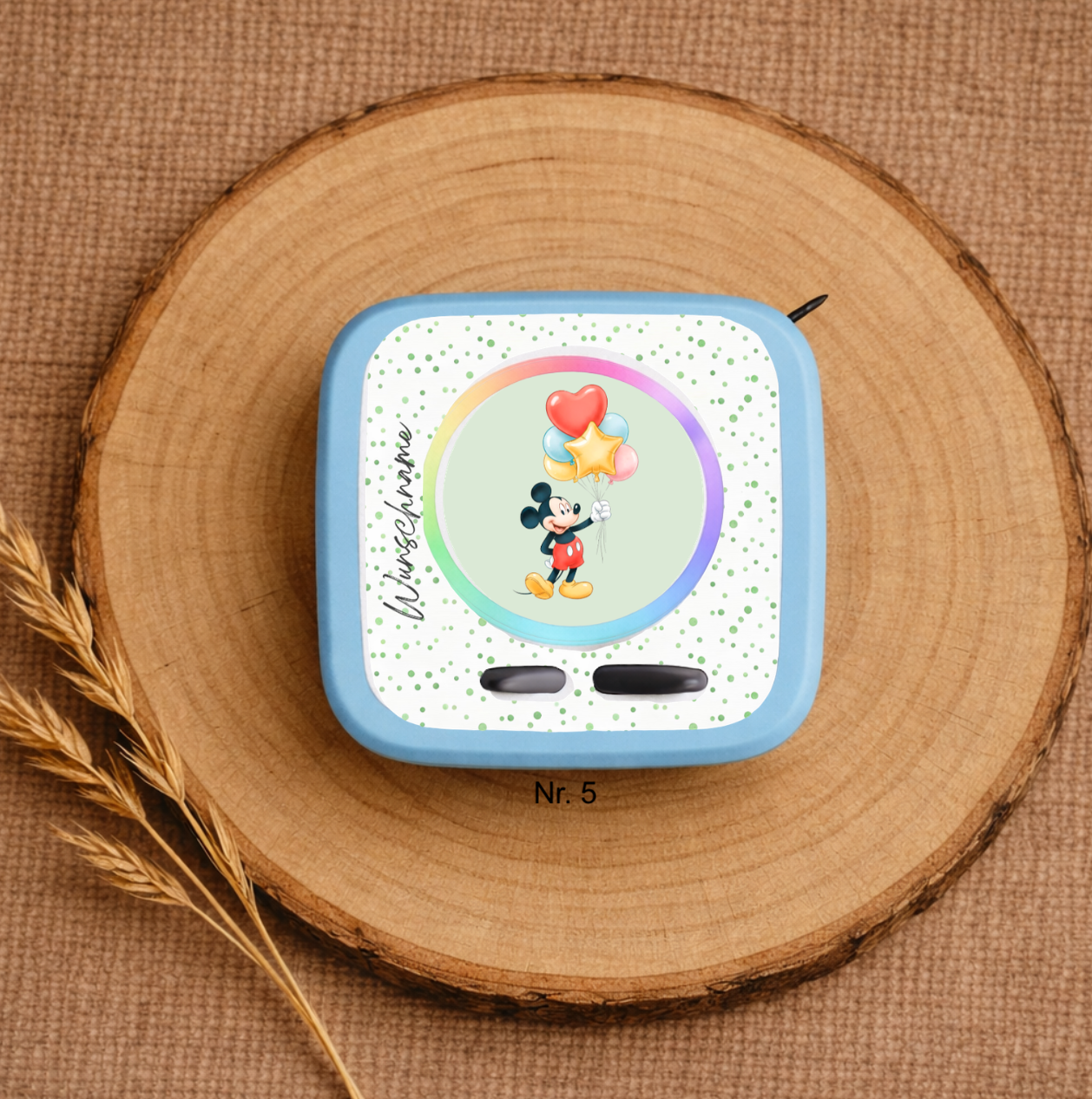 Personalisierte Toniebox 2 Schutzfolie mit Namen - Mickey Mouse & Friends