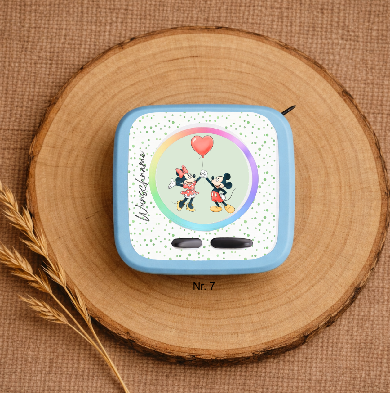 Personalisierte Toniebox 2 Schutzfolie mit Namen - Mickey Mouse & Friends