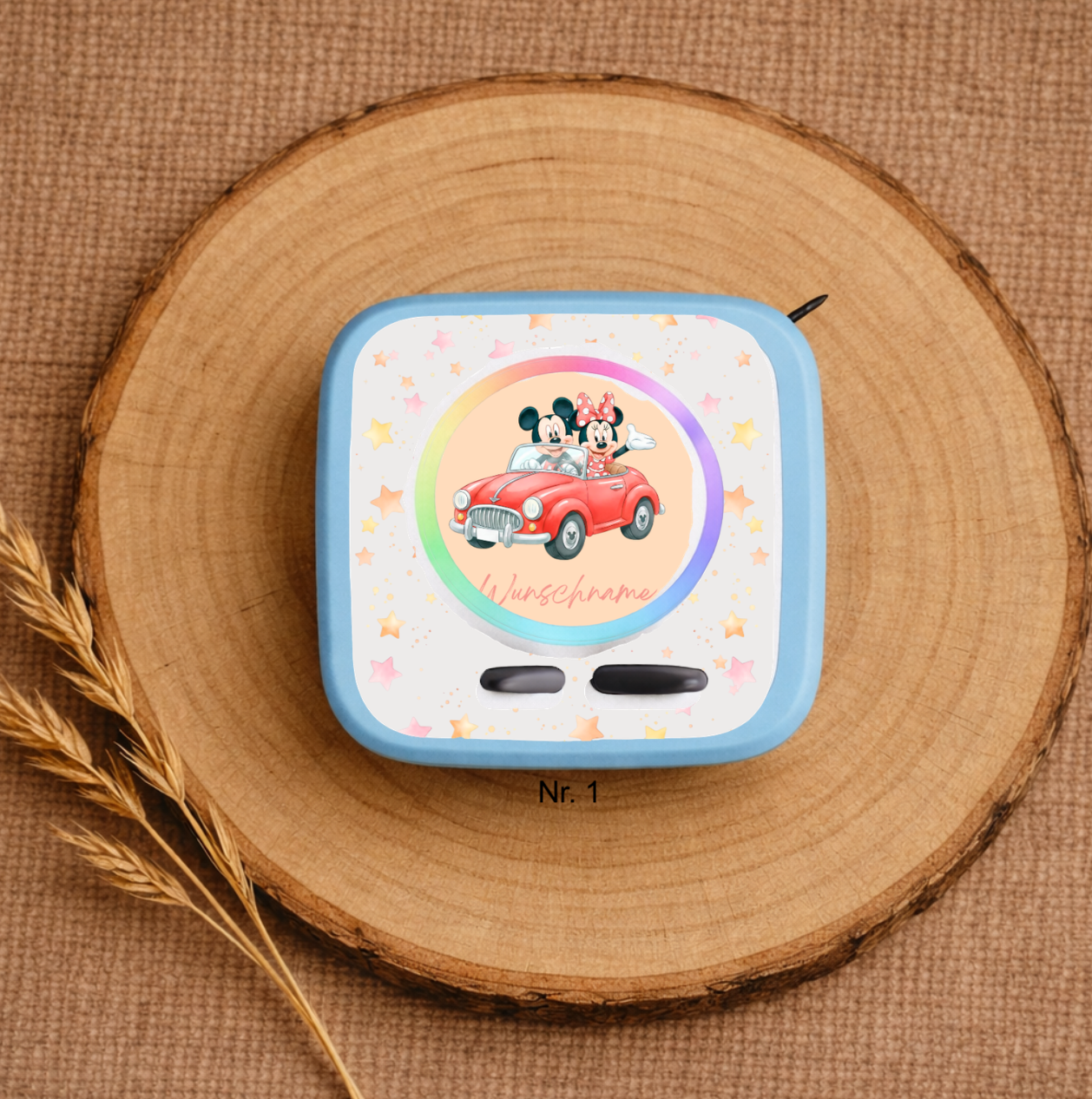 Personalisierte Toniebox 2 Schutzfolie mit Namen - Mickey Mouse & Friends