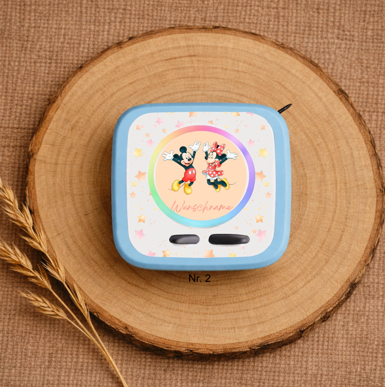 Personalisierte Toniebox 2 Schutzfolie mit Namen - Mickey Mouse & Friends