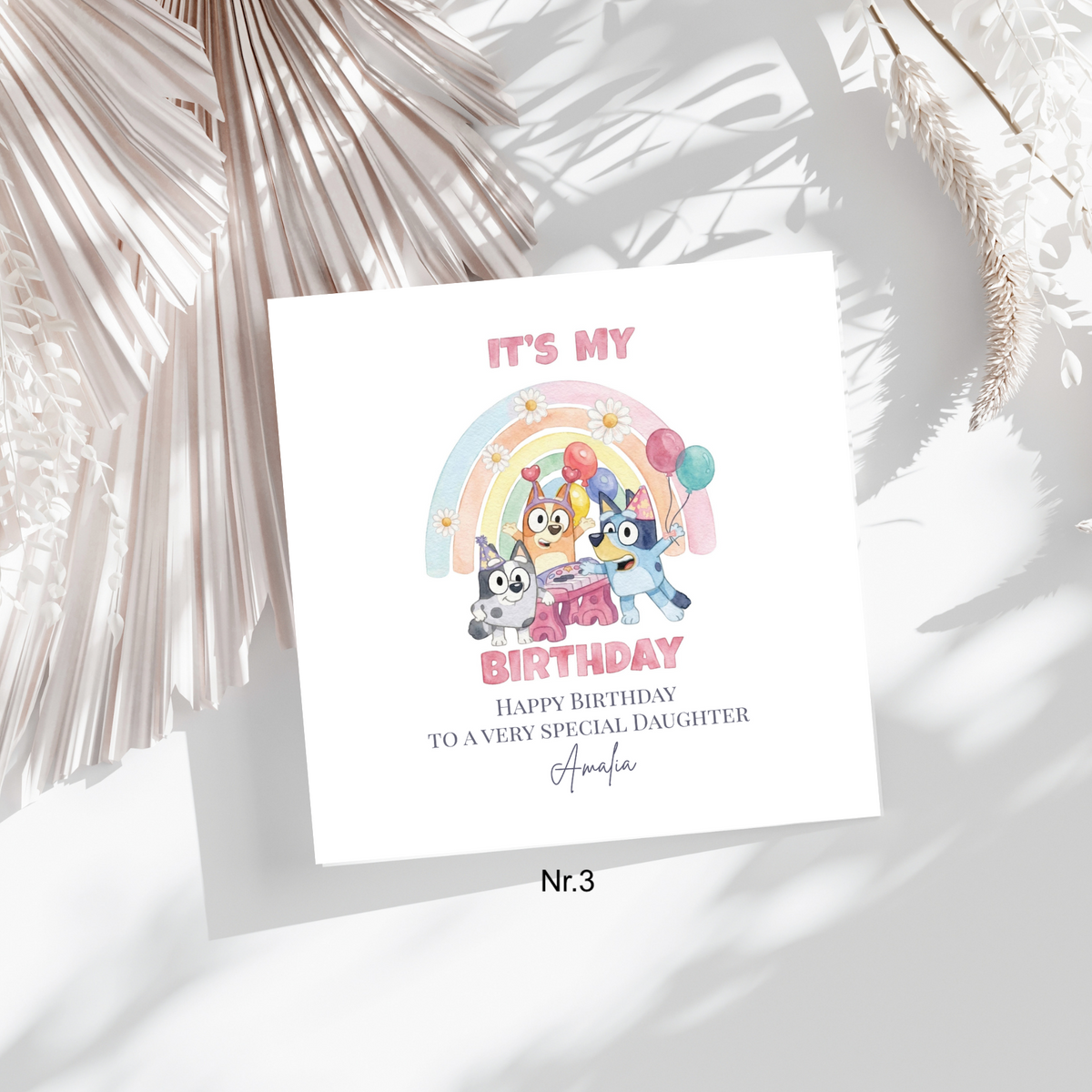 Its my Birthday - personalisierte Geburtstagskarte