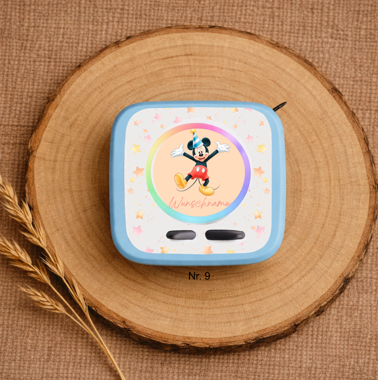 Personalisierte Toniebox 2 Schutzfolie mit Namen - Mickey Mouse & Friends