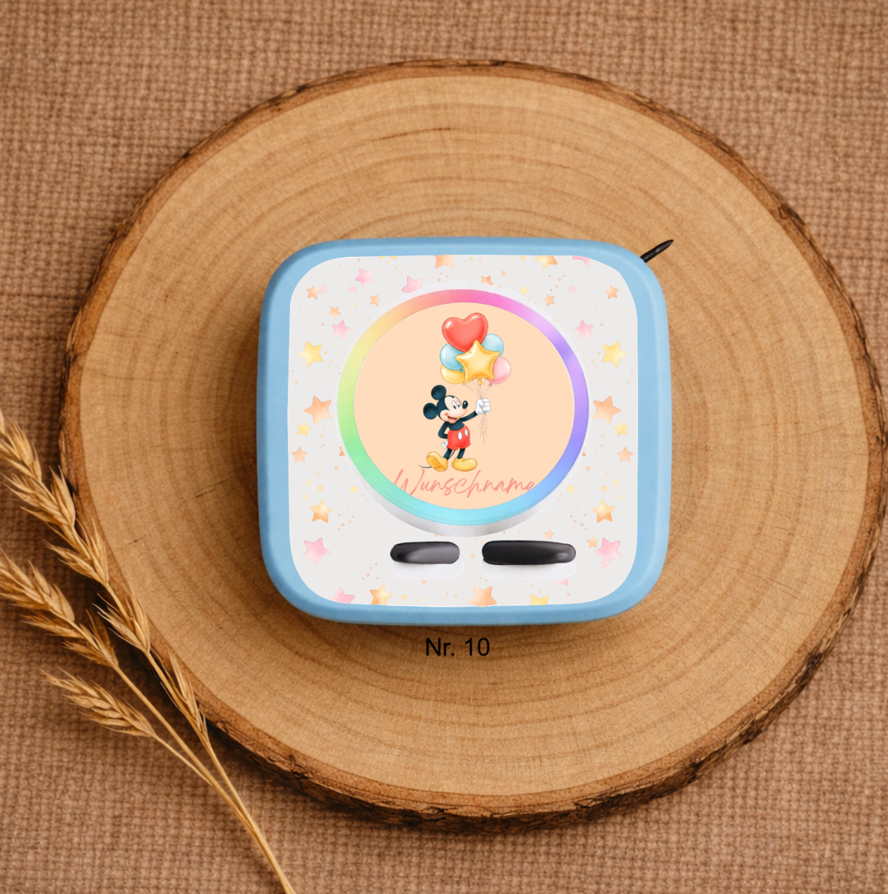 Personalisierte Toniebox 2 Schutzfolie mit Namen - Mickey Mouse & Friends
