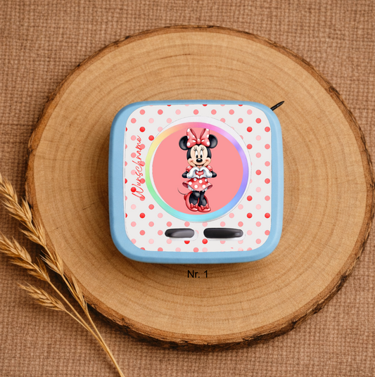 Personalisierte Toniebox 2 Schutzfolie mit Namen - Minnie Mouse