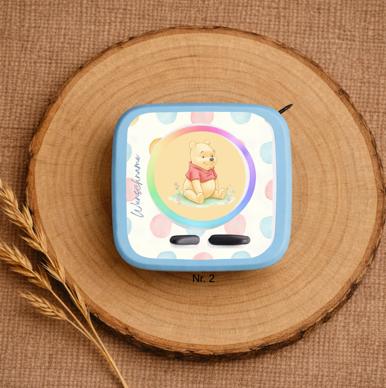 Personalisierte Toniebox 2 Schutzfolie mit Namen - Winnie Puh