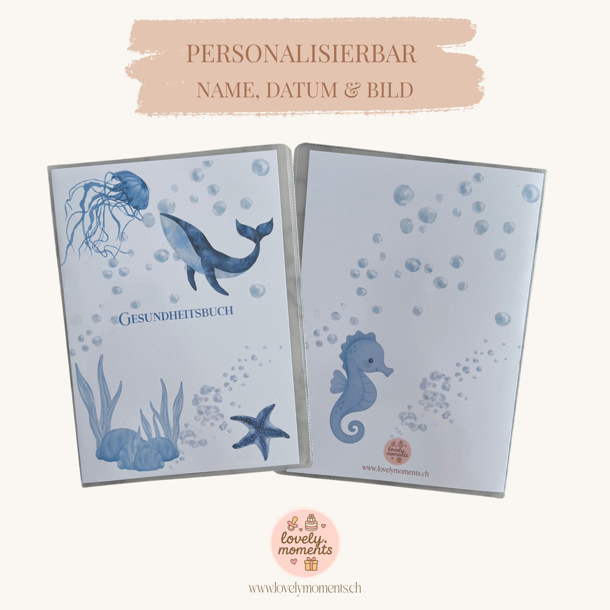Little Ocean - Gesundheitsbuch-Hülle