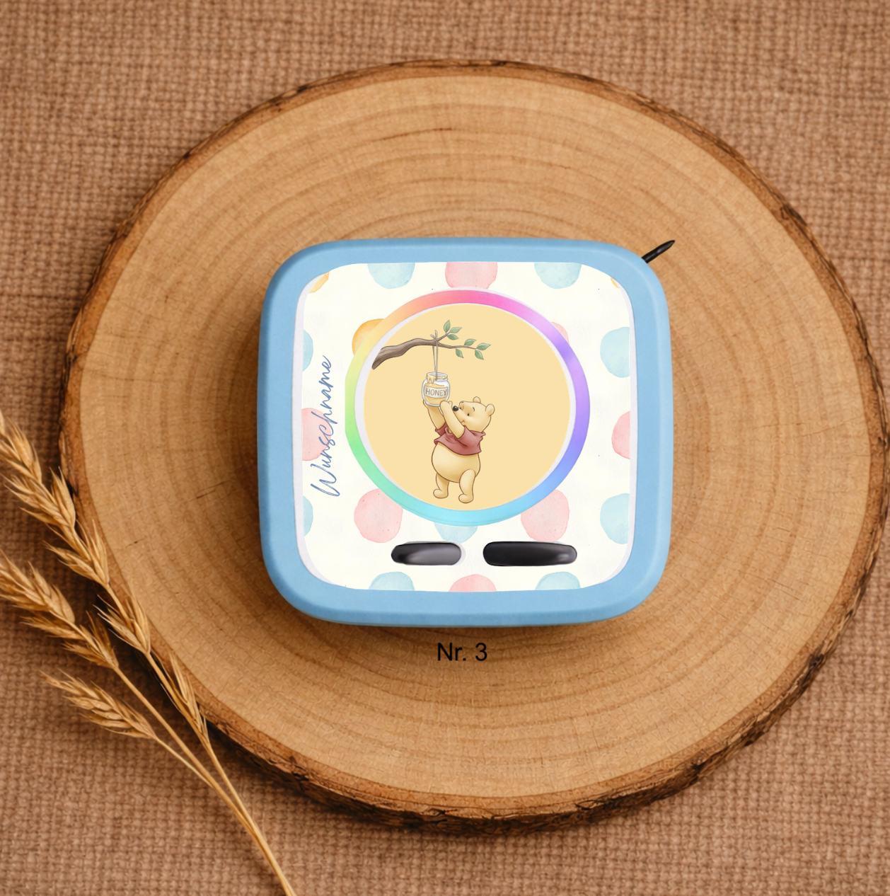 Personalisierte Toniebox 2 Schutzfolie mit Namen - Winnie Puh