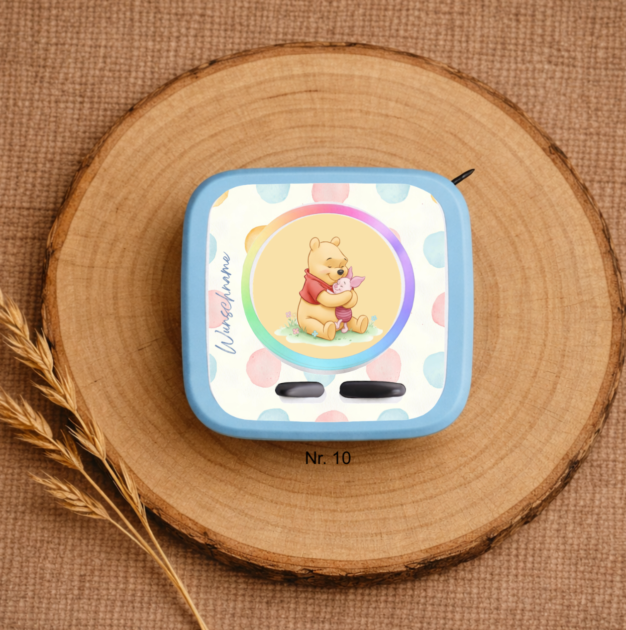 Personalisierte Toniebox 2 Schutzfolie mit Namen - Winnie Puh