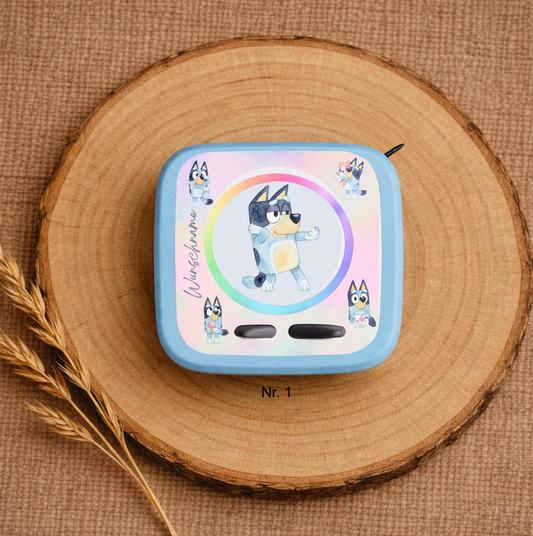Personalisierte Toniebox 2 Schutzfolie mit Namen - Bluey