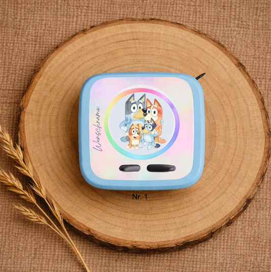 Personalisierte Toniebox 2 Schutzfolie mit Namen - Bluey