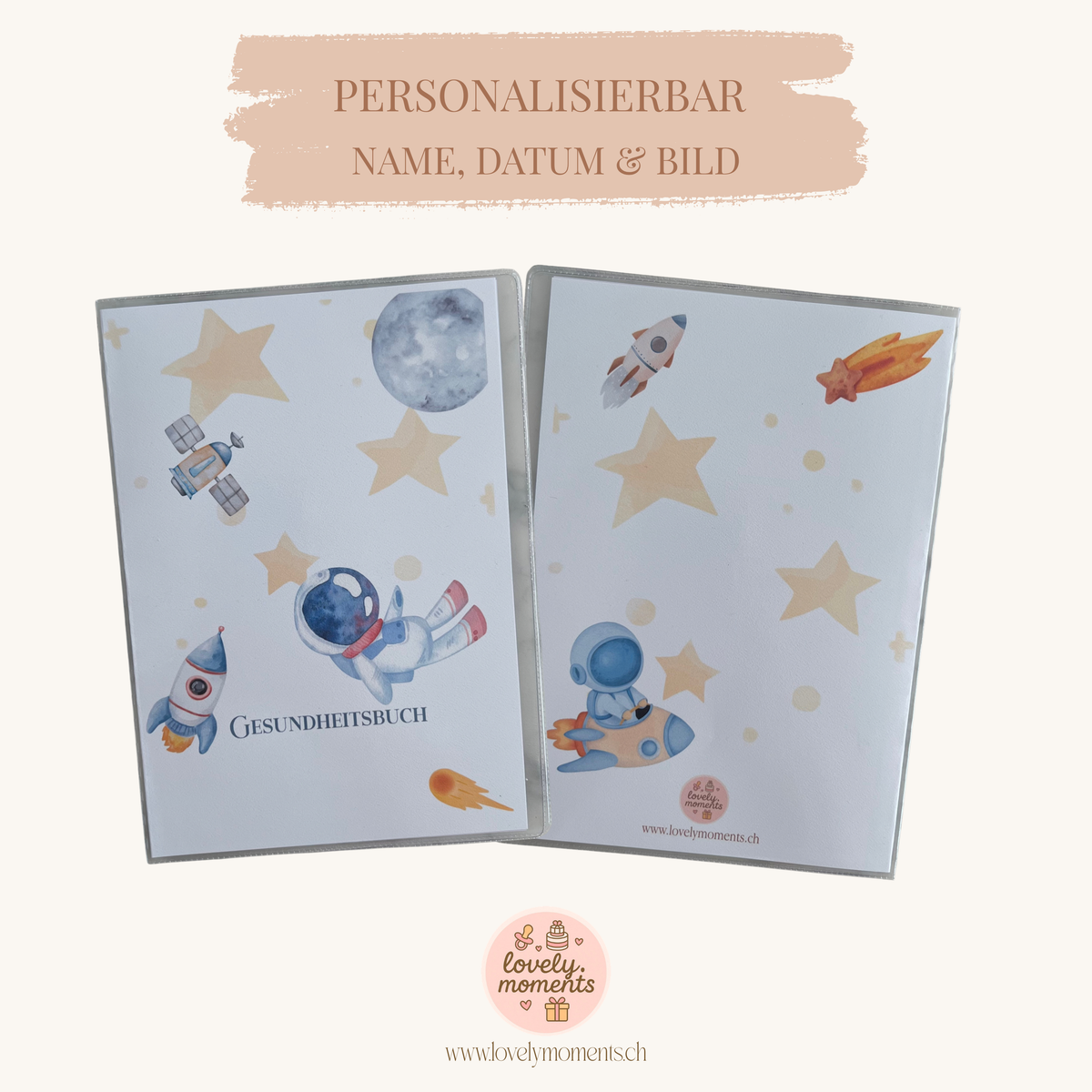 Little Space Explorer - Gesundheitsbuch-Hülle