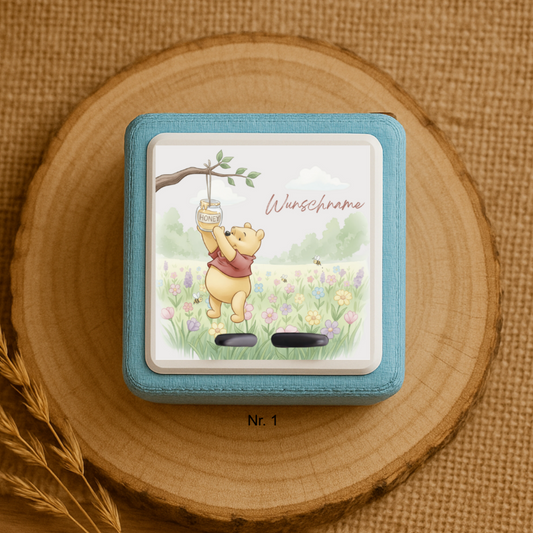 Personalisierte Toniebox Schutzfolie mit Namen - Winnie Puh