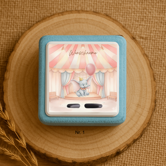 Personalisierte Toniebox Schutzfolie mit Namen - Dumbo