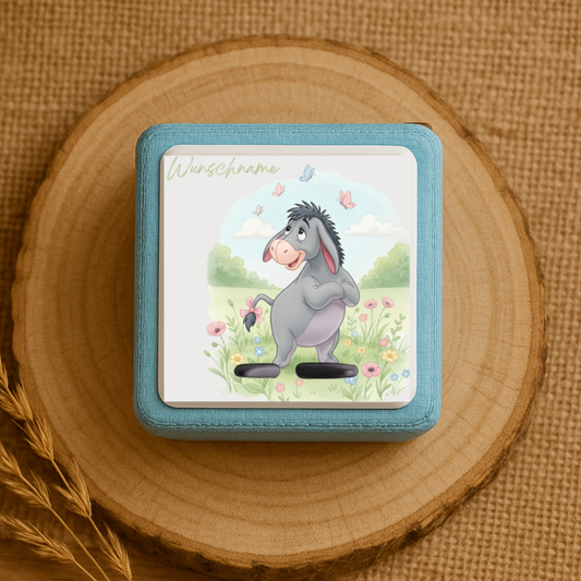 Personalisierte Toniebox Schutzfolie mit Namen - Winnie Puh & Friends