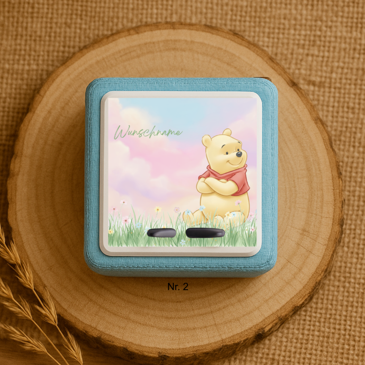 Personalisierte Toniebox Schutzfolie mit Namen - Winnie Puh & Friends
