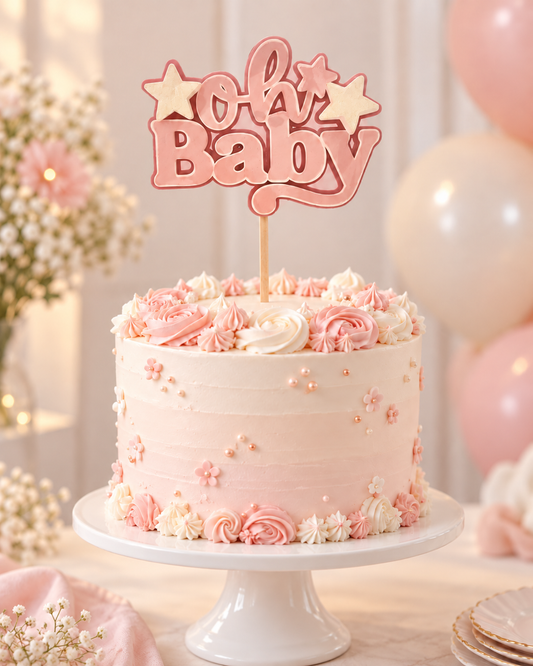 Oh Baby - Caketopper