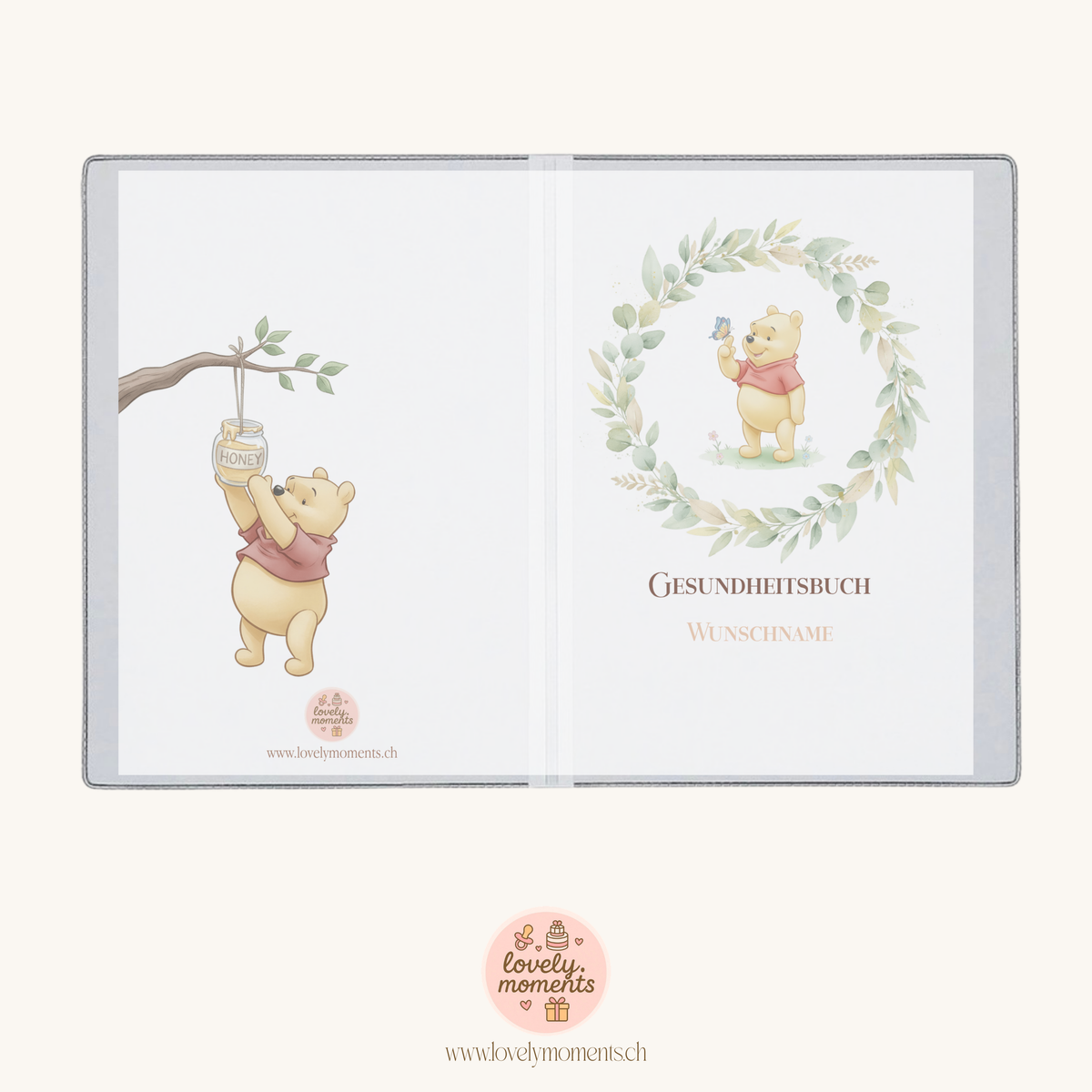 Sweet Honey Bear - Gesundheitsbuch-Hülle