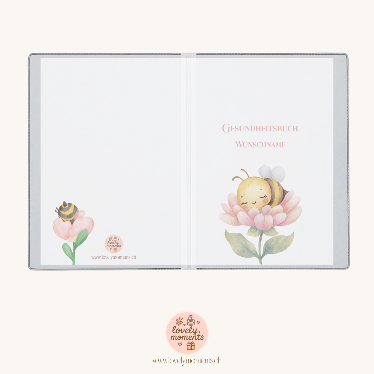 Little Honey Bee - Gesundheitsbuch-Hülle