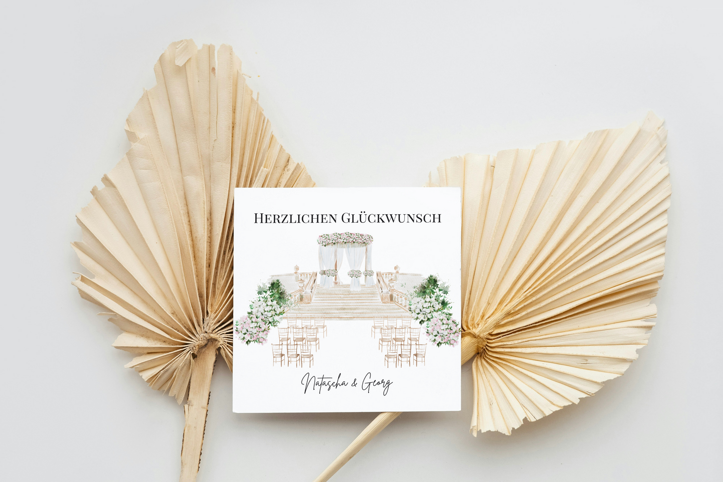 Wedding Venue - Hochzeitskarte mit Namen