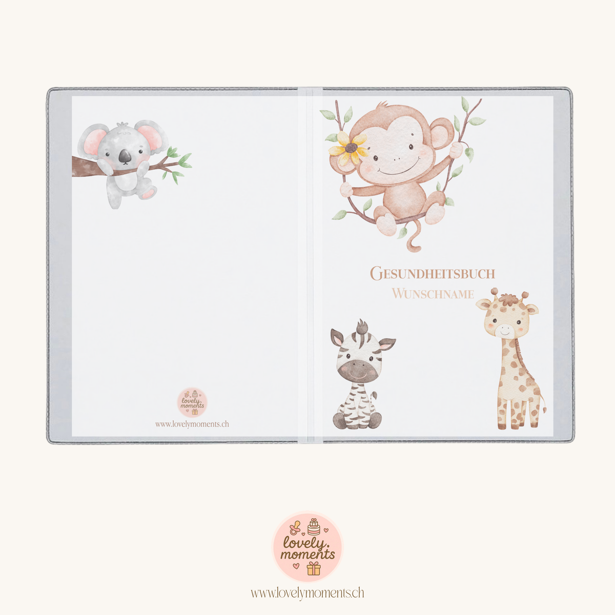 Little Safari - Gesundheitsbuch-Hülle