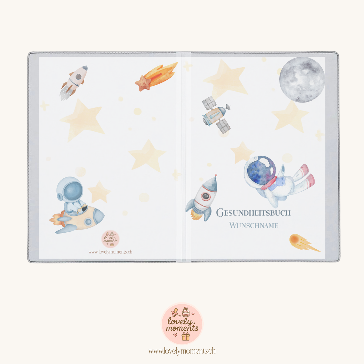 Little Space Explorer - Gesundheitsbuch-Hülle