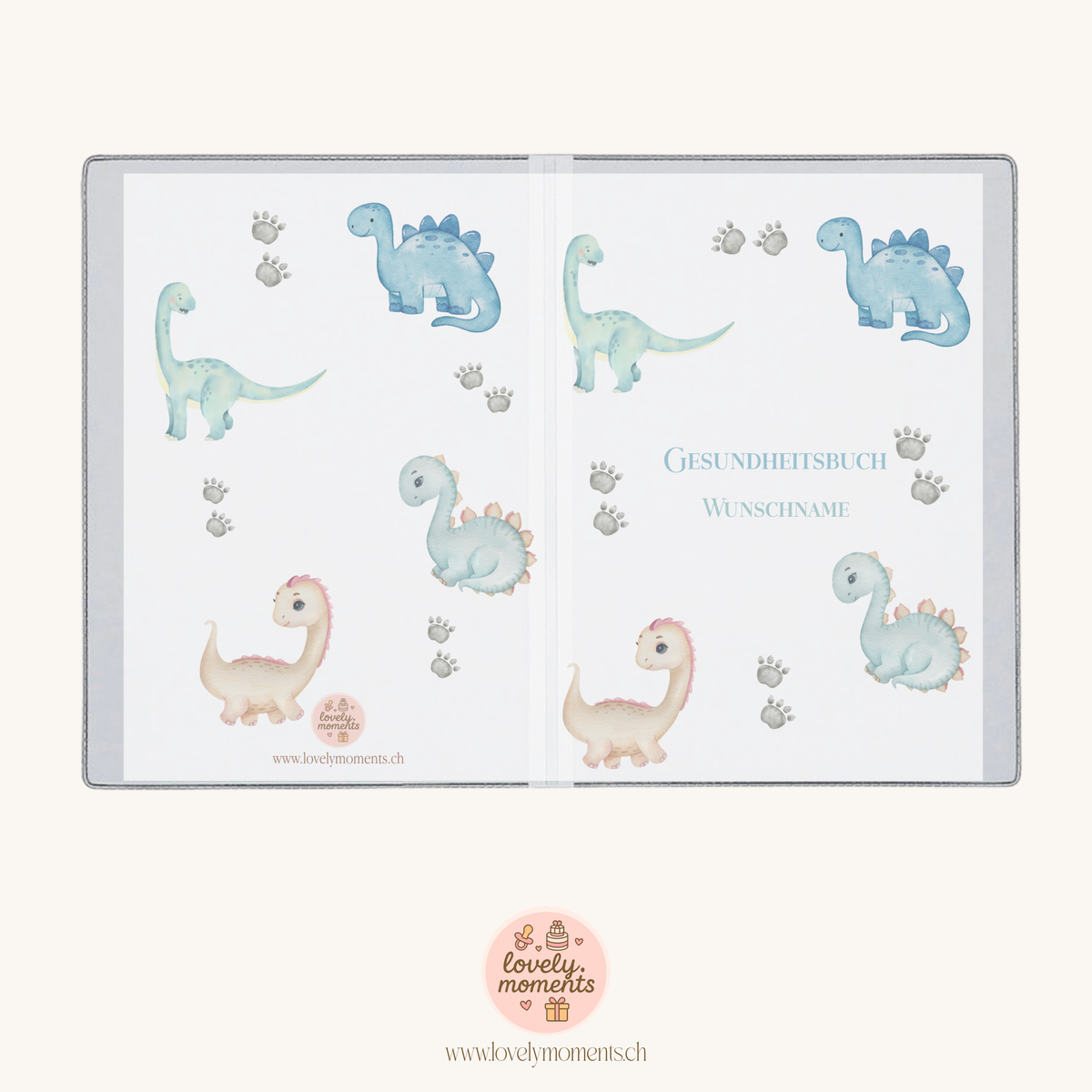 Dino Friends - Gesundheitsbuch-Hülle