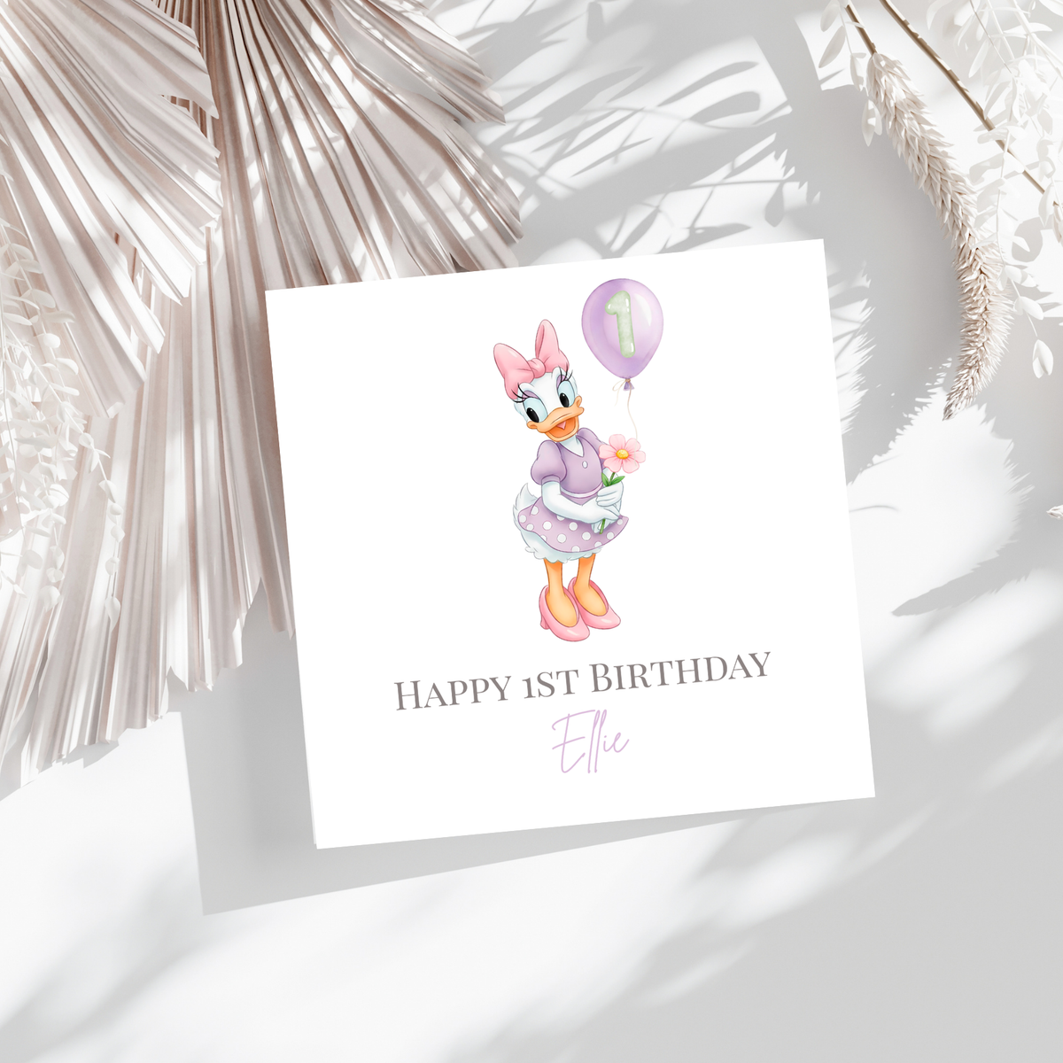 Sweet First Birthday - personalisierte Geburtstagskarte