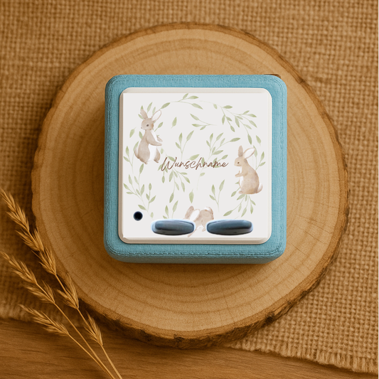 Personalisierte Toniebox Schutzfolie - Hasen Design