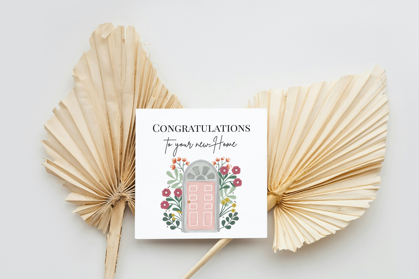 Congratulation to your new Home - Einzugskarte personalisiert