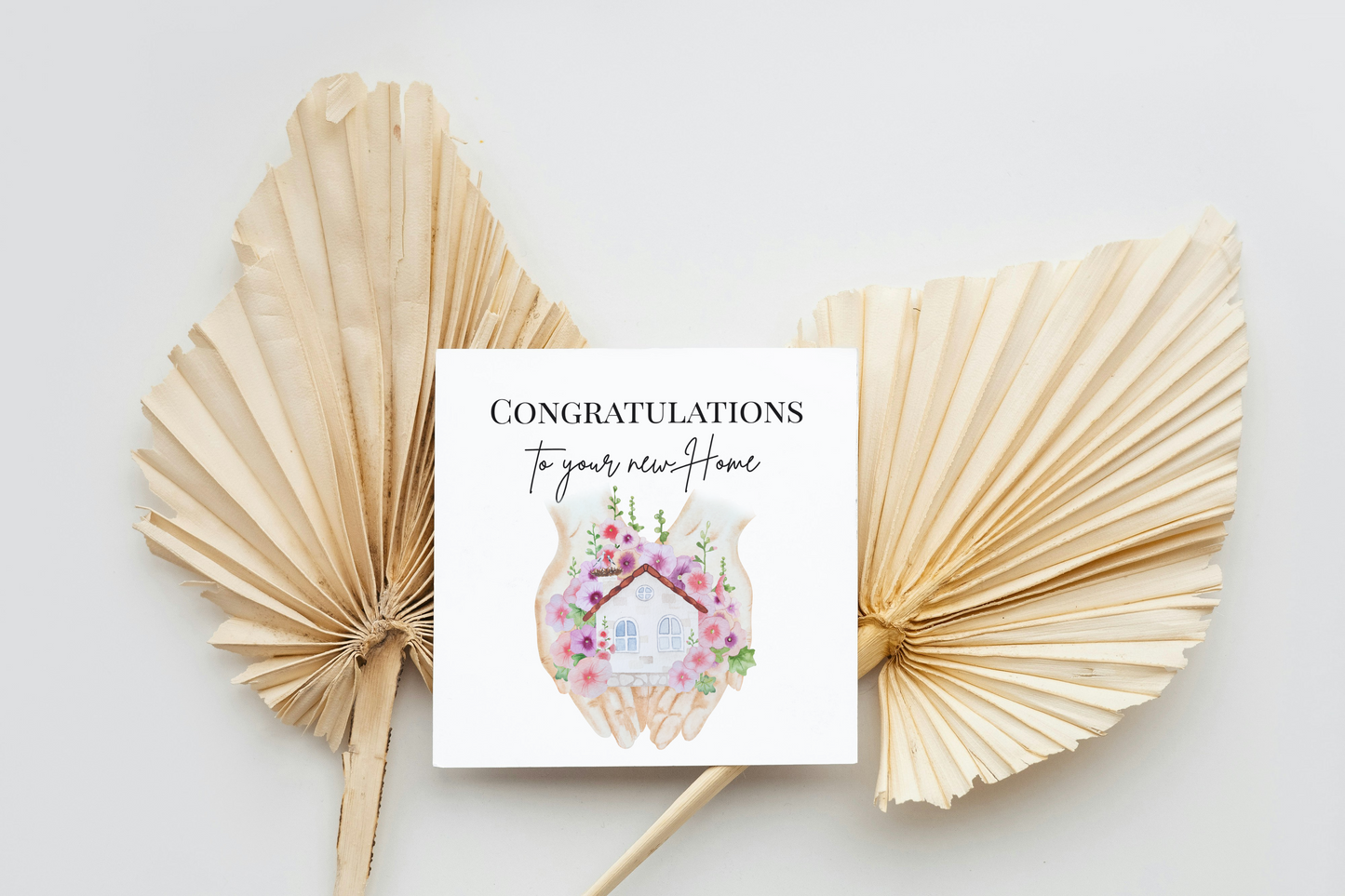 Congratulation to your new Home - Einzugskarte personalisiert