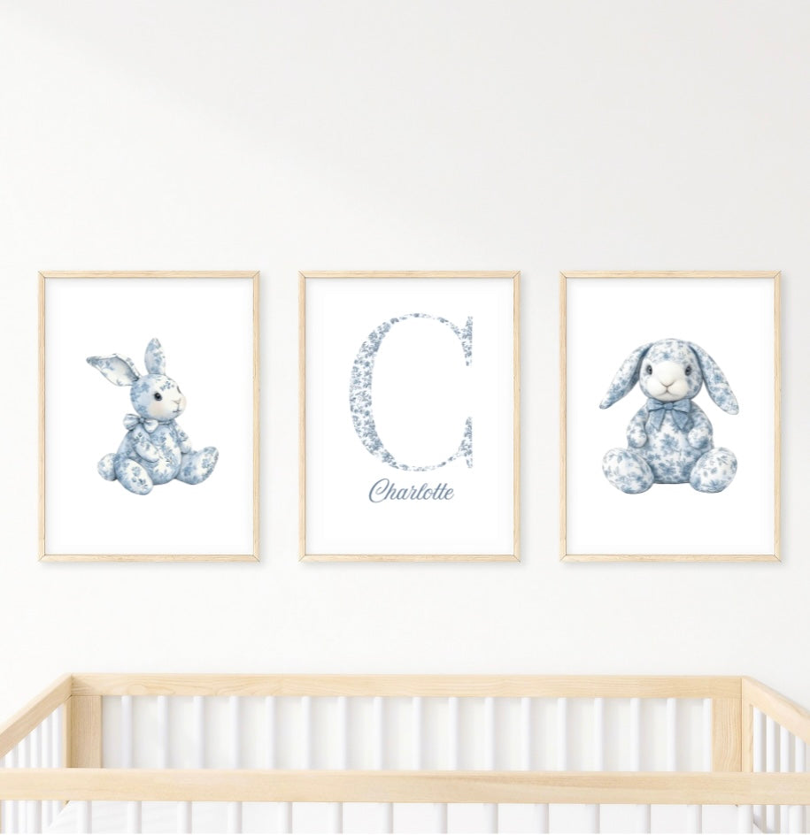 Personalisiertes Kinderzimmer Poster Set