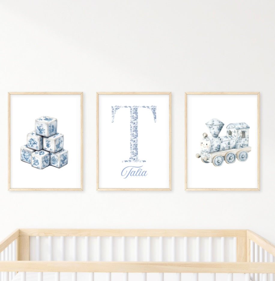 Personalisiertes Kinderzimmer Poster Set
