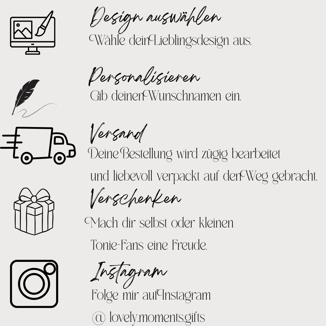 Personalisierte Toniebox Schutzfolie - Hasen Design