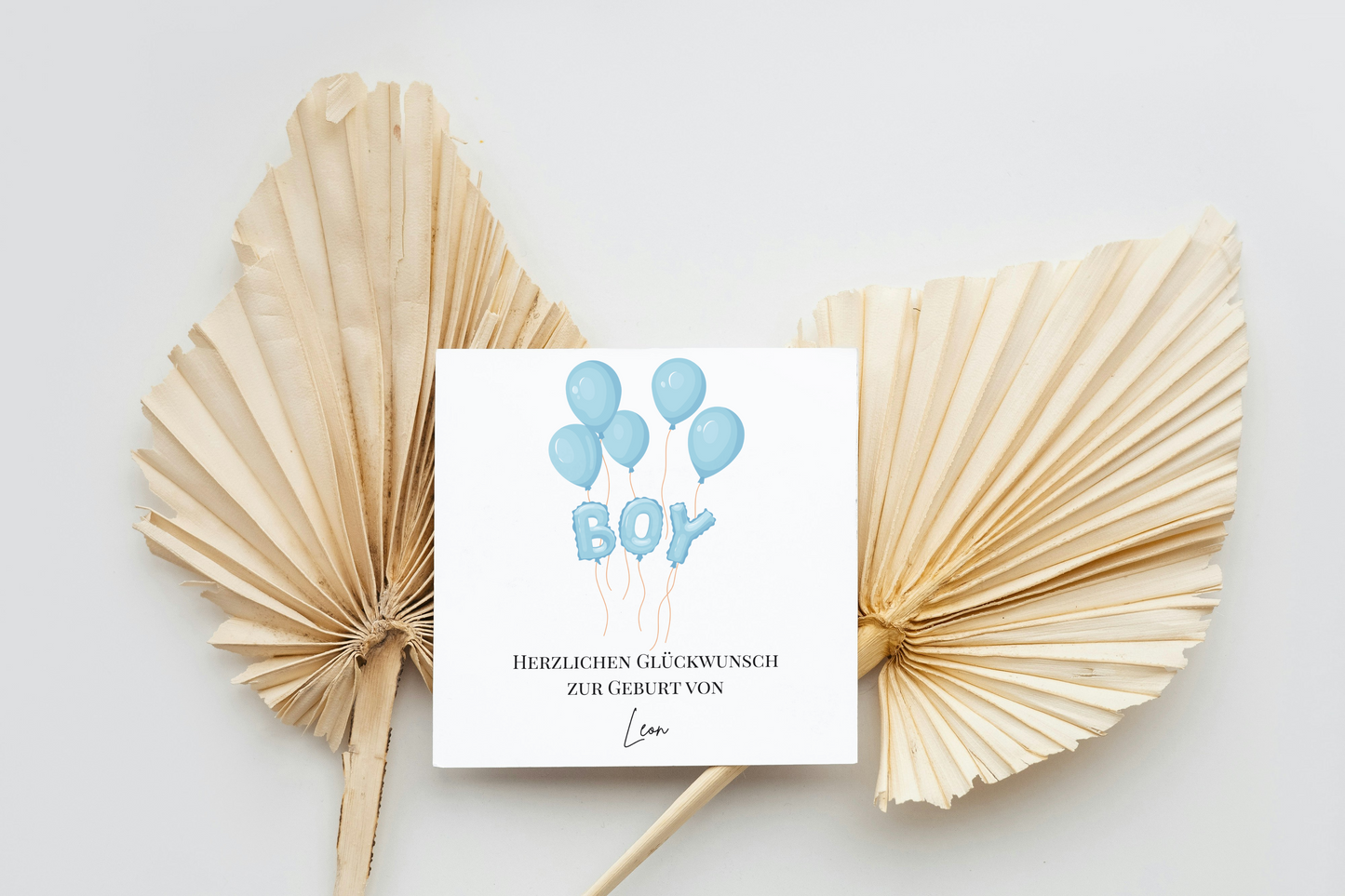 Personalisierte Geburtskarte "Boy"